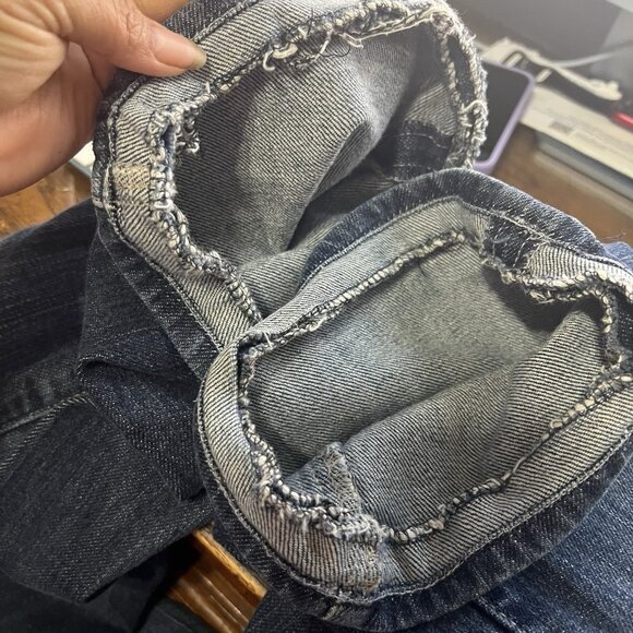 7 For All Mankind Jeans Mens Size 30 Blue Denim Pants Bootcut Western Rodeo - Picture 4 of 14